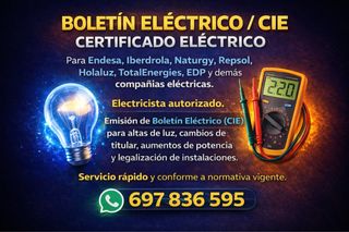 Certificado electrico