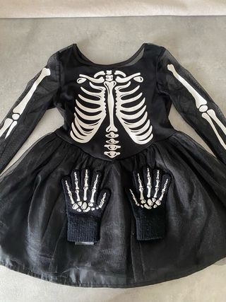 Vestito Scheletro Bambina Halloween