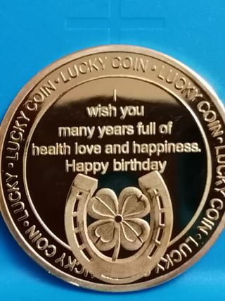 Moneda Feliz Cumpleaños Lucky Coin