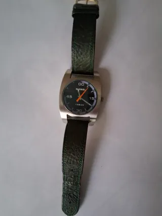 Reloj Diesel Hombre Verde/Plata