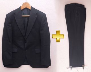 Traje Dustin azul y negro