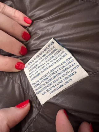 Piumino Moncler donna marrone