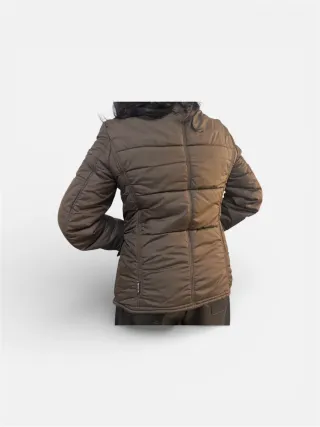 Piumino Moncler donna marrone