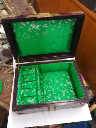 Joyero Madera y Jade