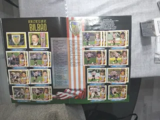 Perfecta y completa álbum Cromos Liga Fútbol 95-96