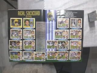 Perfecta y completa álbum Cromos Liga Fútbol 95-96