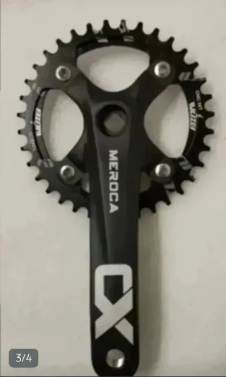 Bielas monoplato para eje de cuadradillo