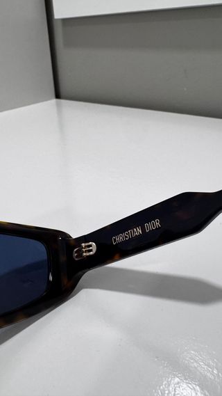 Occhiali da sole Christian Dior neri e blu