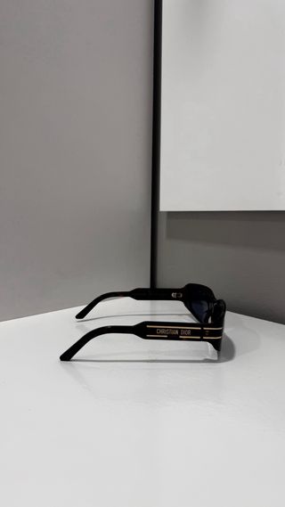 Occhiali da sole Christian Dior neri e blu