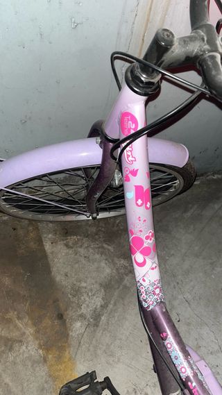 Bicicleta Morada Niña