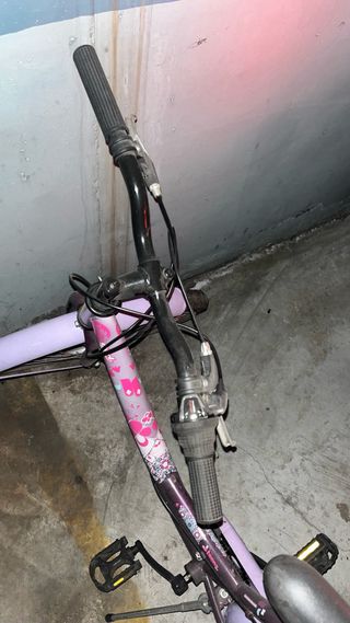 Bicicleta Morada Niña