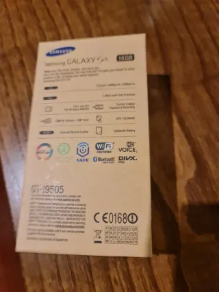 Caja Samsung Galaxy S4 vacía