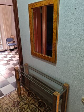 MUEBLE RECIBIDOR con espejo
