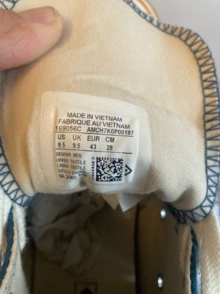 Converse Chuck Taylor Azul Talla 43