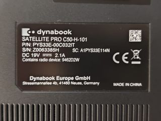 Notebook Dynabook ( Toshiba Satellite Pro)