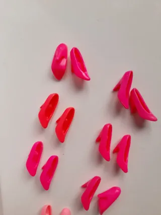 Lotto scarpe Barbie rosa anni '90