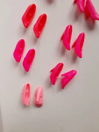 Lotto scarpe Barbie rosa anni '90