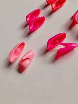 Lotto scarpe Barbie rosa anni '90
