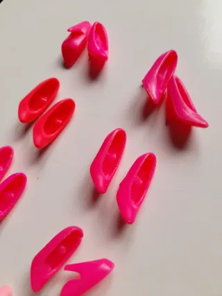 Lotto scarpe Barbie rosa anni '90