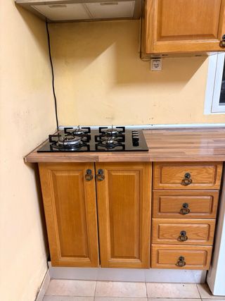 Cocina completa madera y metal