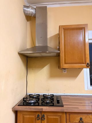 Cocina completa madera y metal