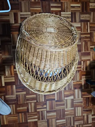 Cama/Asiento Mimbre Redondo