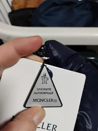 Cazadora Moncler Plumas Azul Nueva (algo negociabl