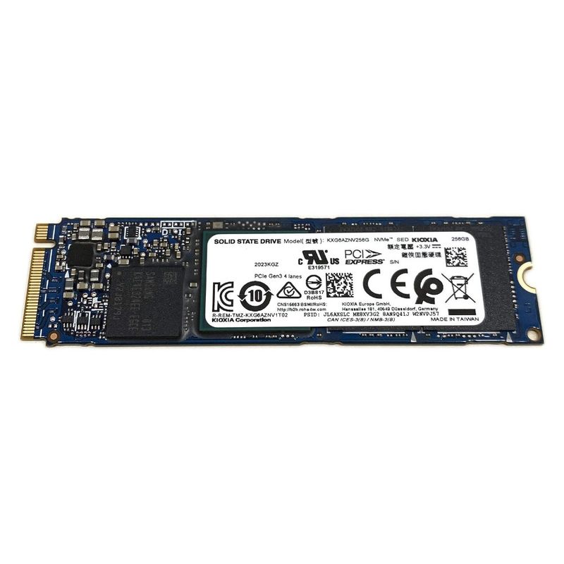 NVMe SSD 256GB M2 Kioxia