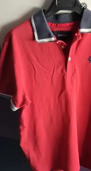 Polo Ferrari Niño Talla L Rojo