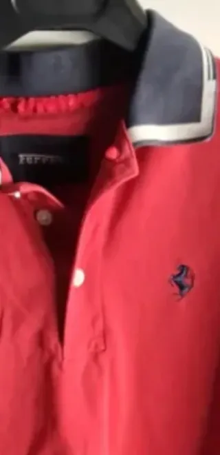 Polo Ferrari Niño Talla L Rojo