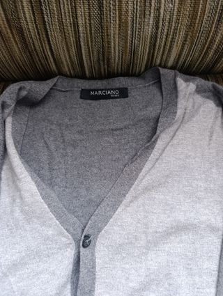 Cardigan Guess Uomo Grigio