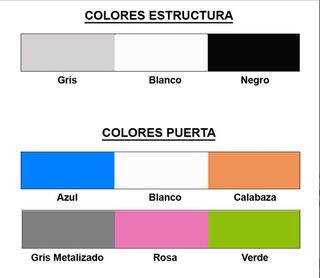 LITERA ABATIBLE METÁLICA CMB.