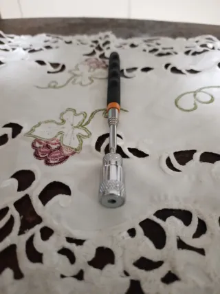 Pinza magnetica telescopica