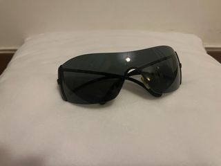 Occhiali da sole Versace neri a schermo