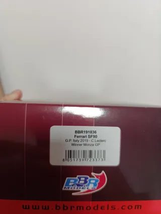 Ferrari SF90 Leclerc 2019 Monza Gp BBR 1:18 Winner