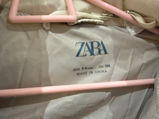 Chaleco acolchado niña beige