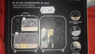 Set Organizador Viaje Legami Multicolor