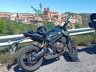 Honda CB 650 R 2021 Naked Azul