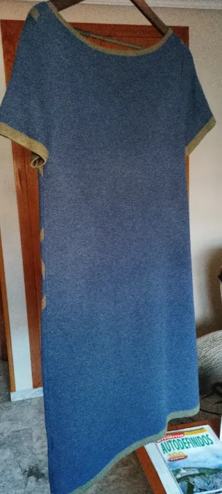 Conjunto vestido y chaqueta punto