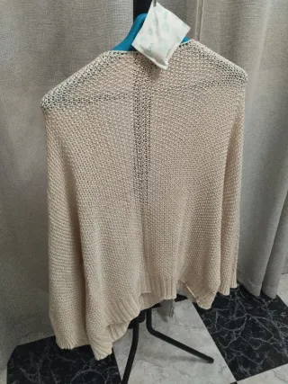 2 jerséis mujer beige/blanco Talla L