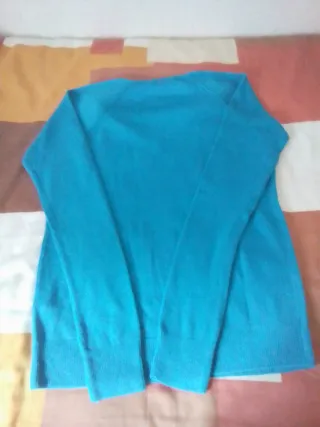 Jersey azul mujer
