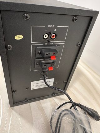 Altavoces NGS Subwoofer Negro y Gris