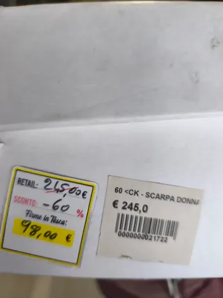 Stivali Calvin Klein Jeans Rossi/Viola Tg 40