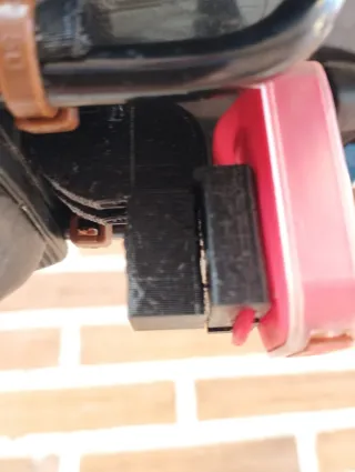 Soporte luz trasera Btwin bicicleta