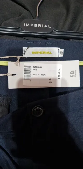 Pantaloni Imperial Uomo Taglia 48 Blu