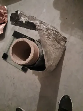 Rollo de estaño plateado para manualidades