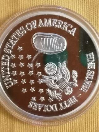 Moneda Conmemorativa Aterrizaje Lunar 2019