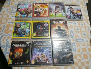 PS3 Sony con 10 juegos y mando
