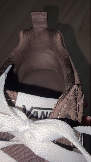 Zapatillas Vans Marrones y Blancas