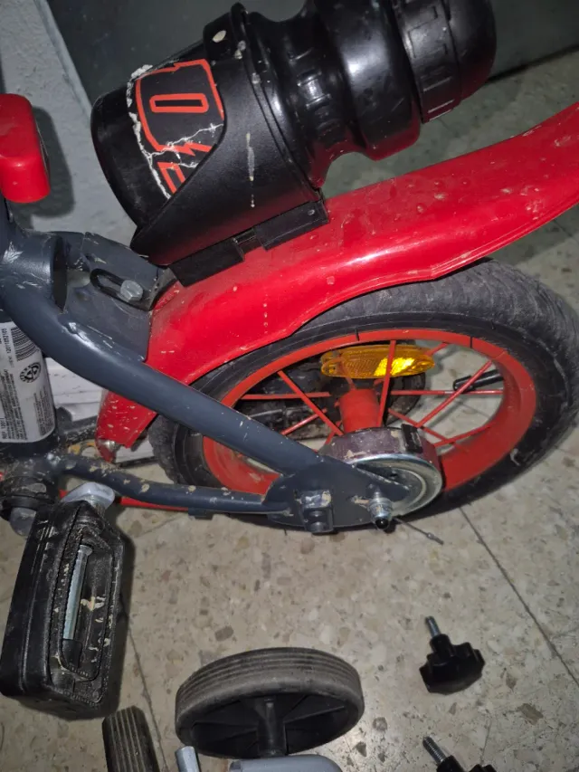 Bicicleta infantil 14 pulgadas roja